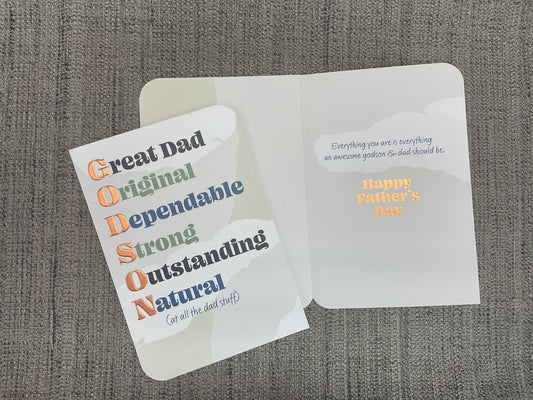 Godson - Father’s Day Card