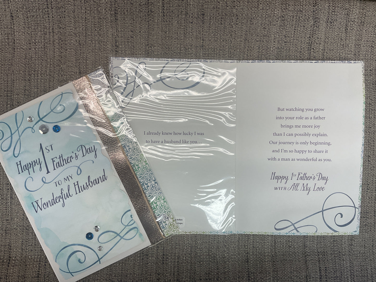 Husband’s 1st - Father’s Day Card