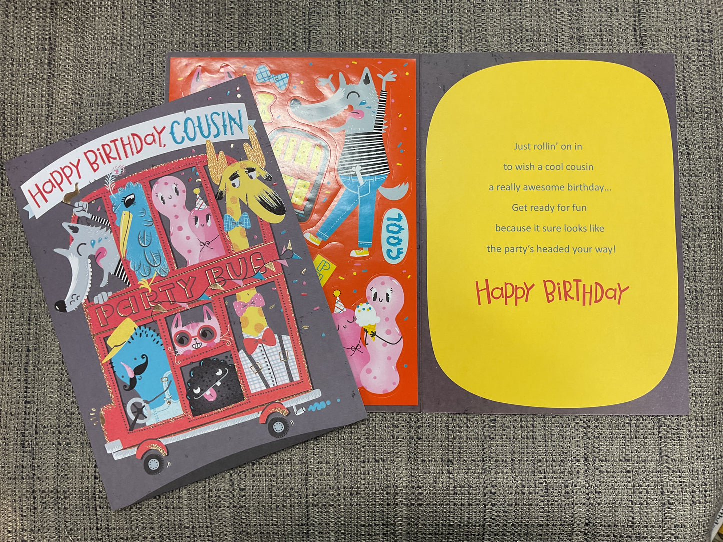 Young Cousin Birthday Card