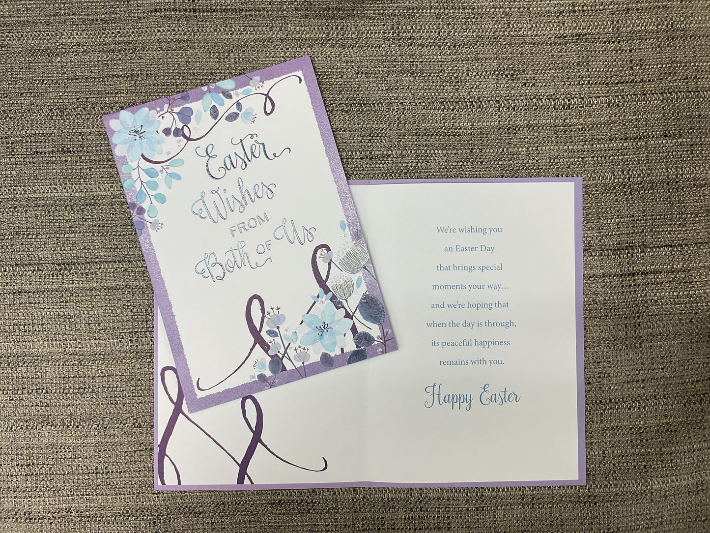 Easter Wishes from Both of Us