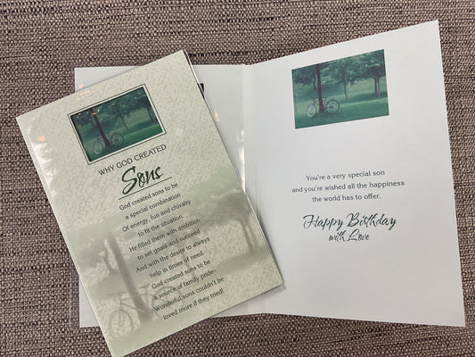 Son *Religious* - Birthday Card