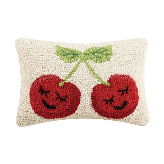 Cherries Hook Pillow
