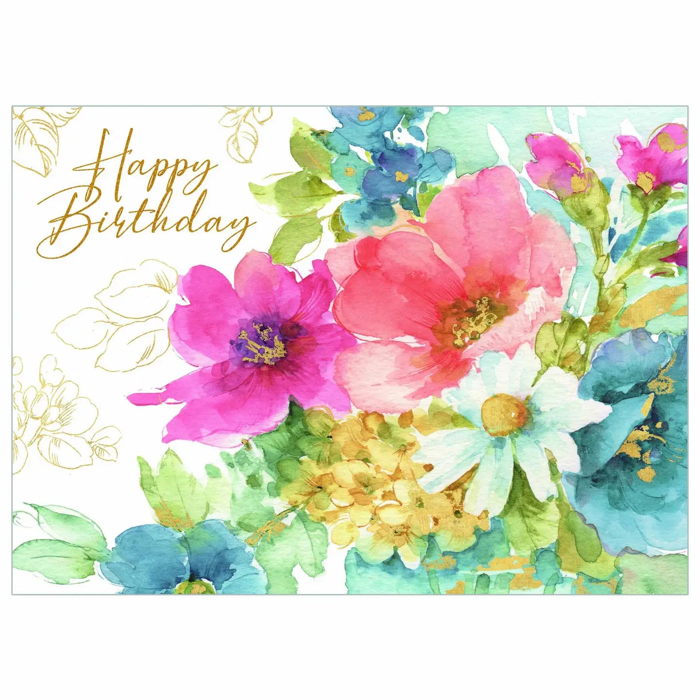 My Garden Bouquet Birthday Card