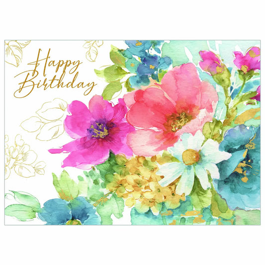 My Garden Bouquet Birthday Card