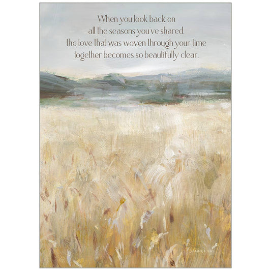 Field of Gold - Sympathy Card