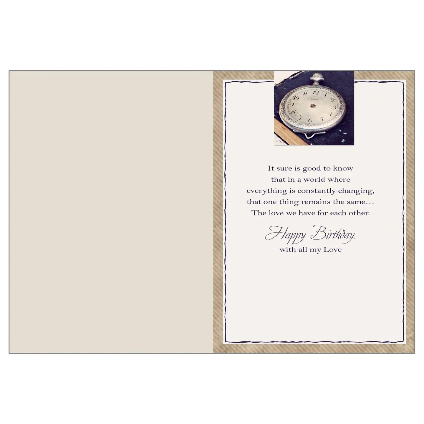 Antique Class - Birthday Husband Card