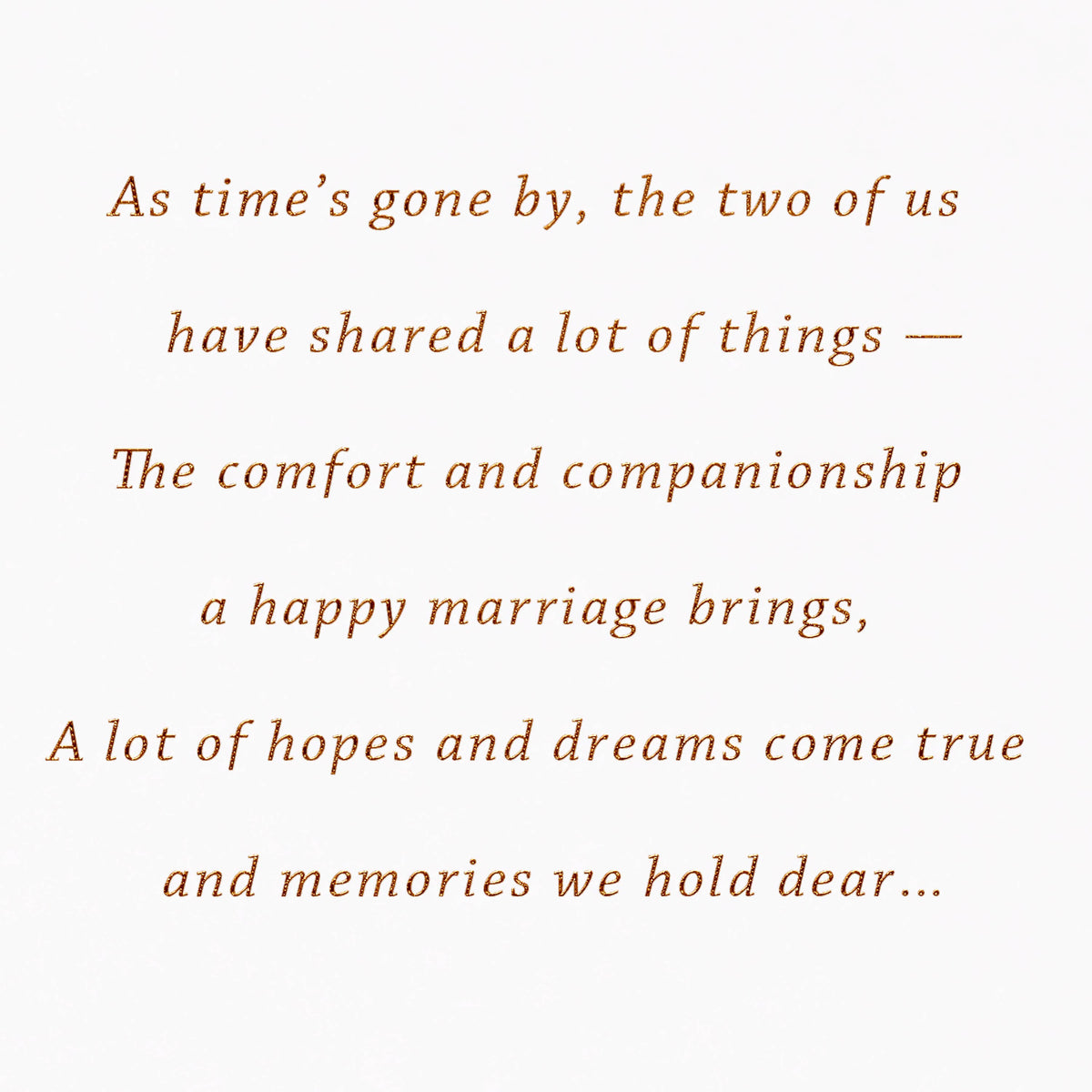 Christmas Card for Wife Today, Tomorrow and Always