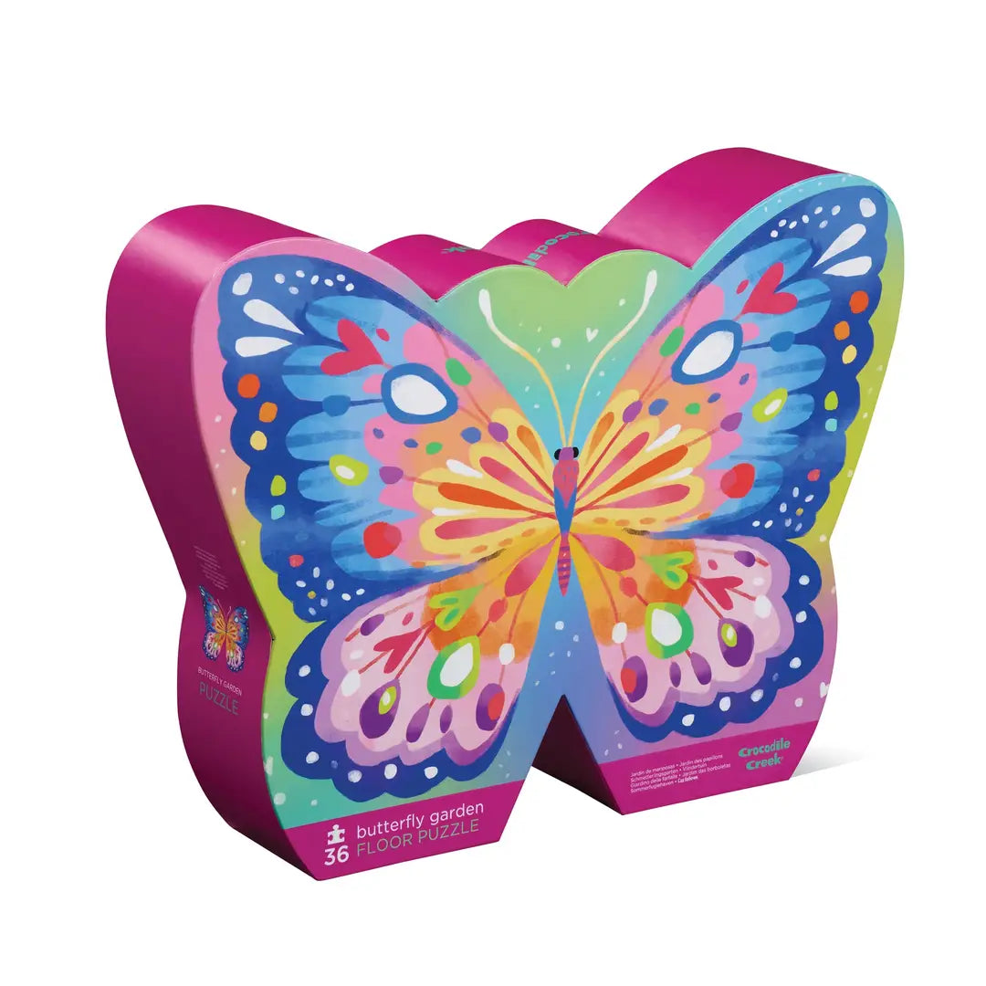 36-Piece Shaped Box Puzzle - Butterfly Garden