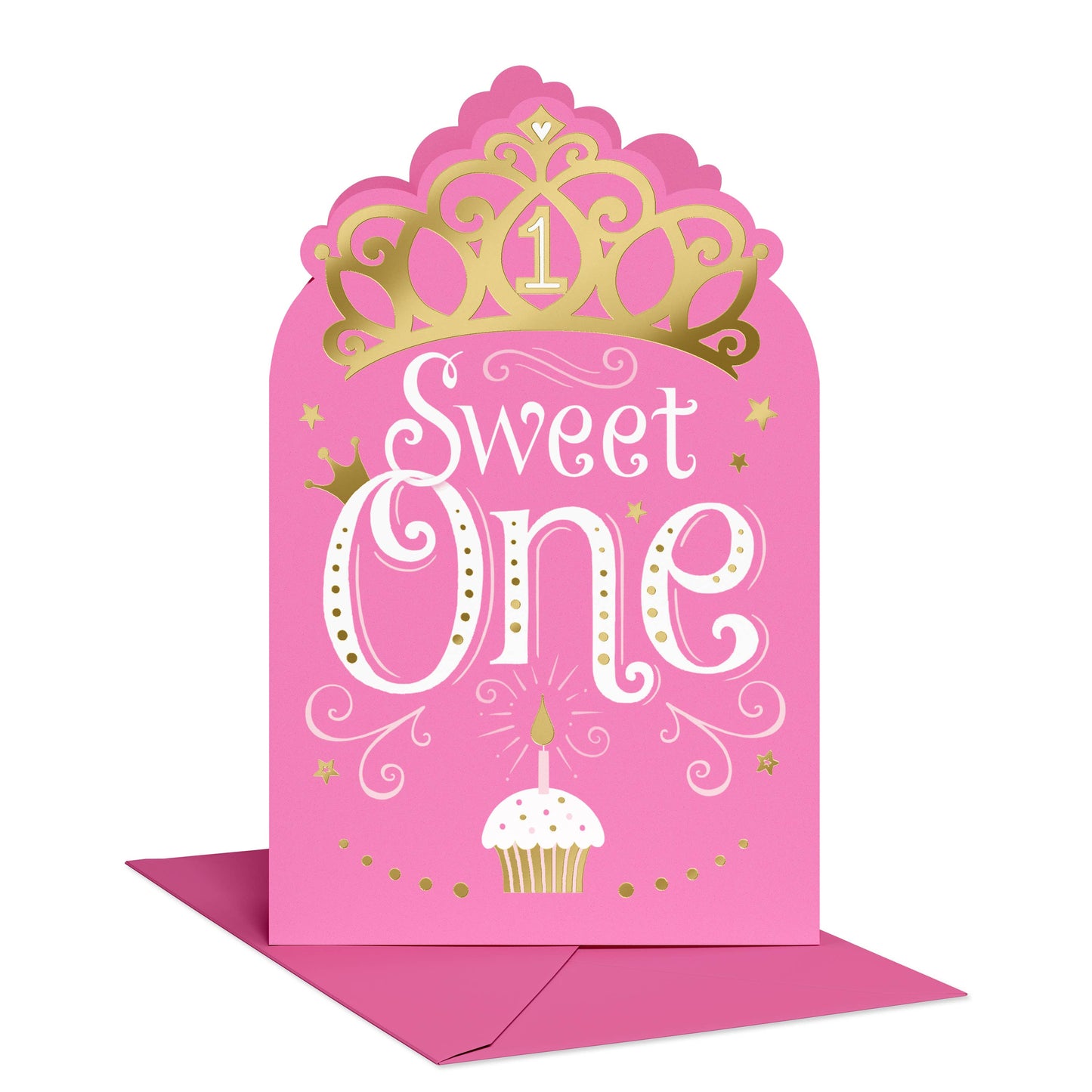 1st Birthday Card for Baby Girl