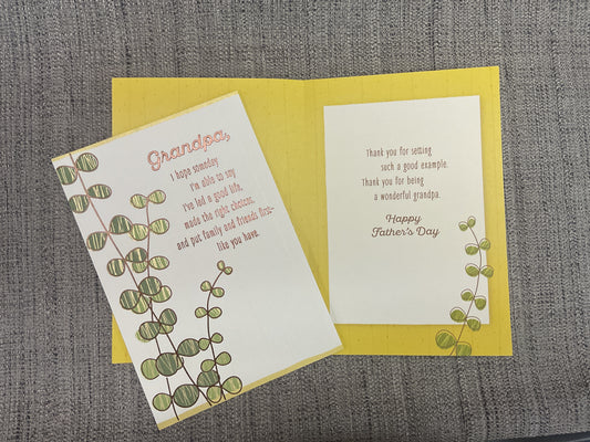 Grandpa - Father’s Day Card
