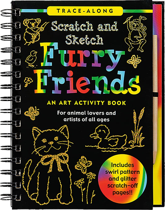 Trace-Along Scratch and Sketch Activity Book