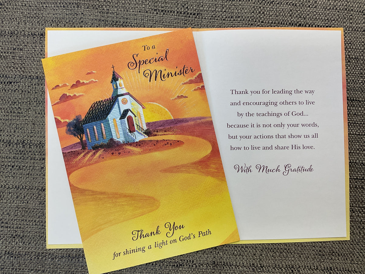 Minister Appreciation Card