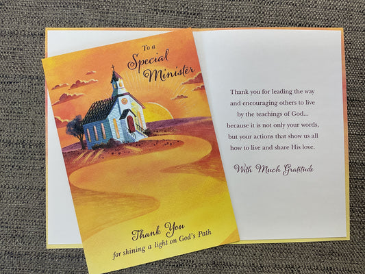 Minister Appreciation Card