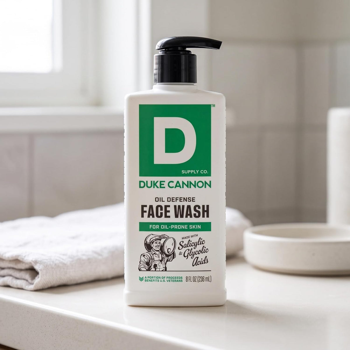 Duke Cannon Oil Defense Face Wash