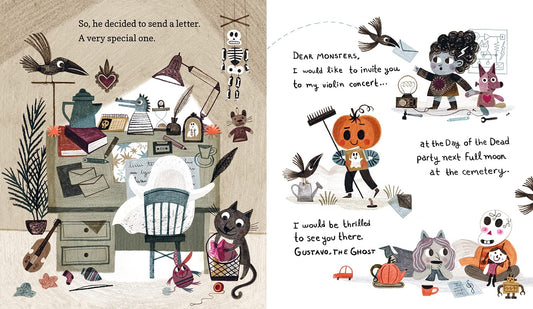 Gustavo, The Shy Ghost Book