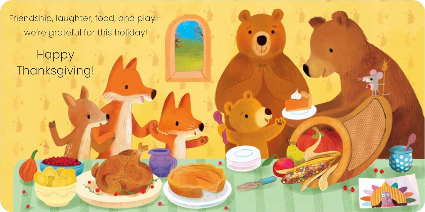 Thanksgiving Friends - Touch & Feel book
