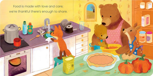 Thanksgiving Friends - Touch & Feel book