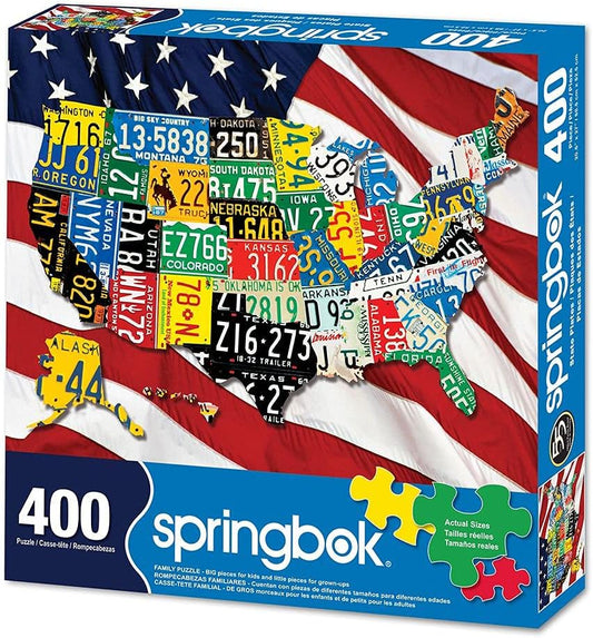 State Plates 400 Piece Jigsaw Puzzle