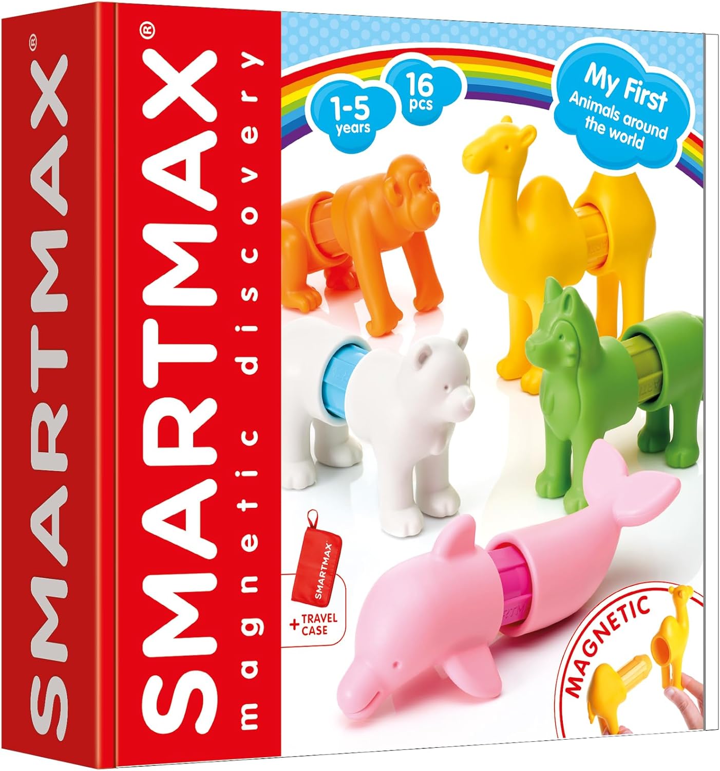 SmartMax My First Animals Around The World – Magnetic STEM Building Set