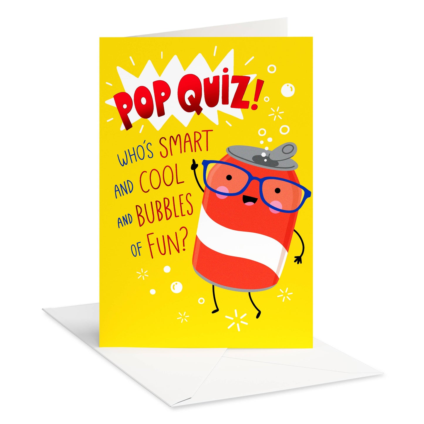 Fun Back to School Greeting Card “Pop Quiz!"