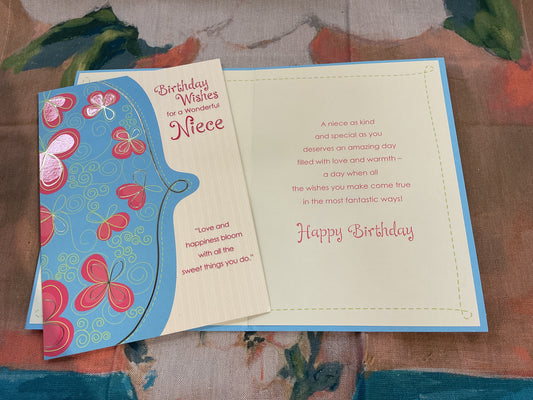 Niece Birthday Card