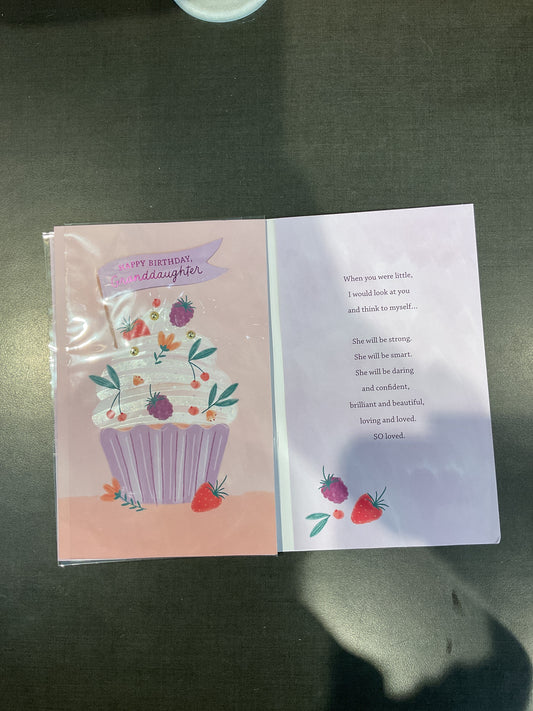 Granddaughter Birthday Card