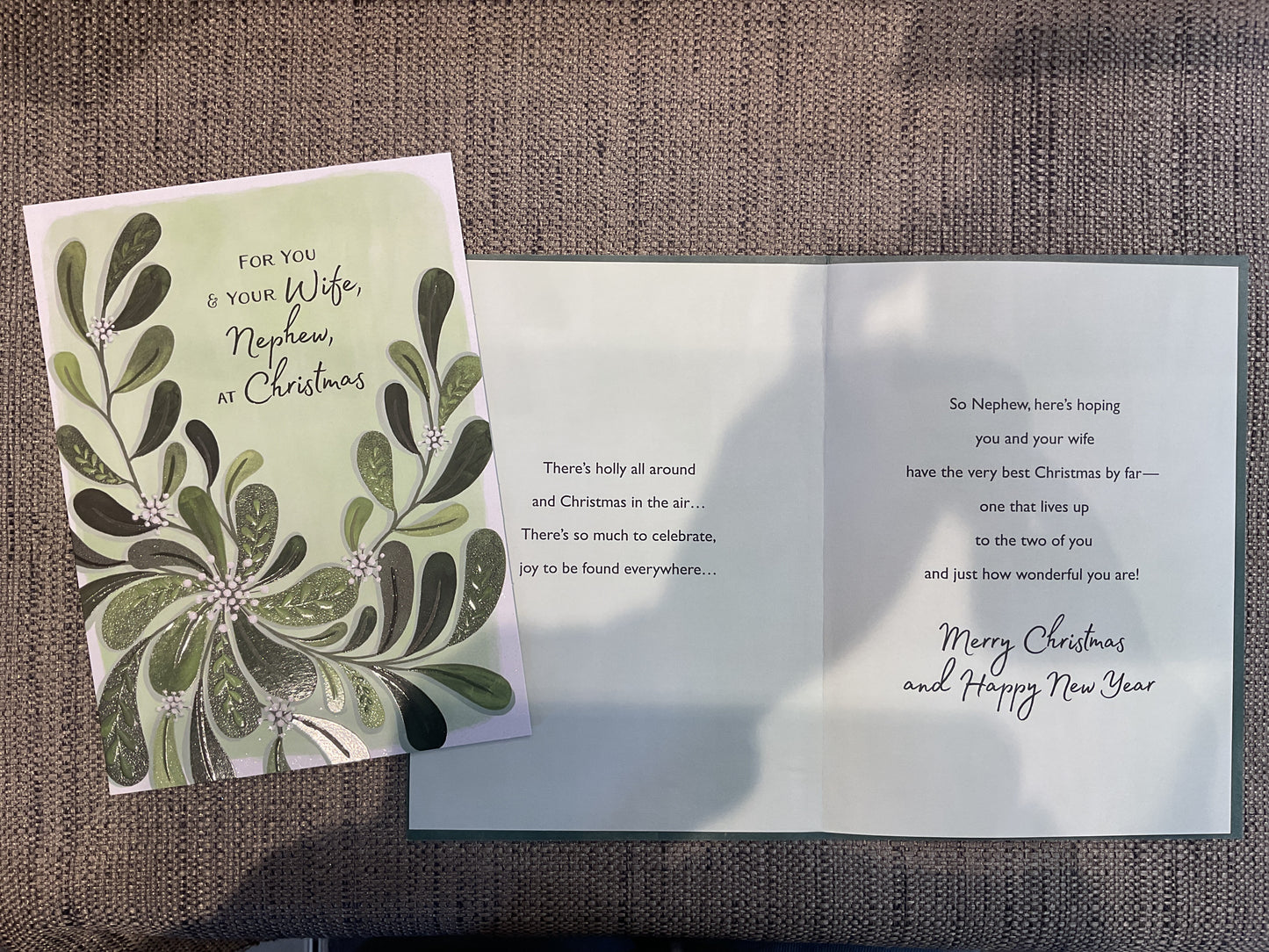Nephew & Wife Christmas Card