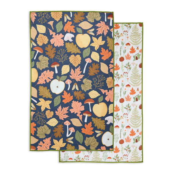 Fall Printed Microfiber Dishtowel