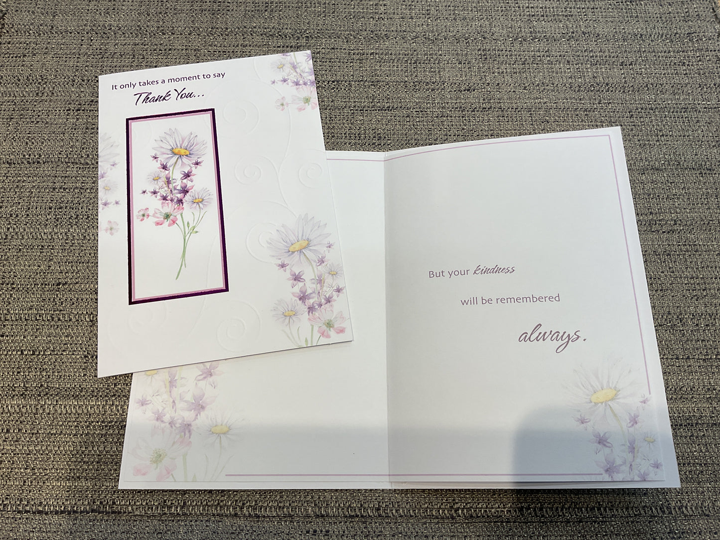 Thank You for Your Kindness Card