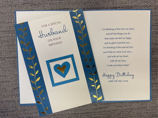 Husband Birthday Card