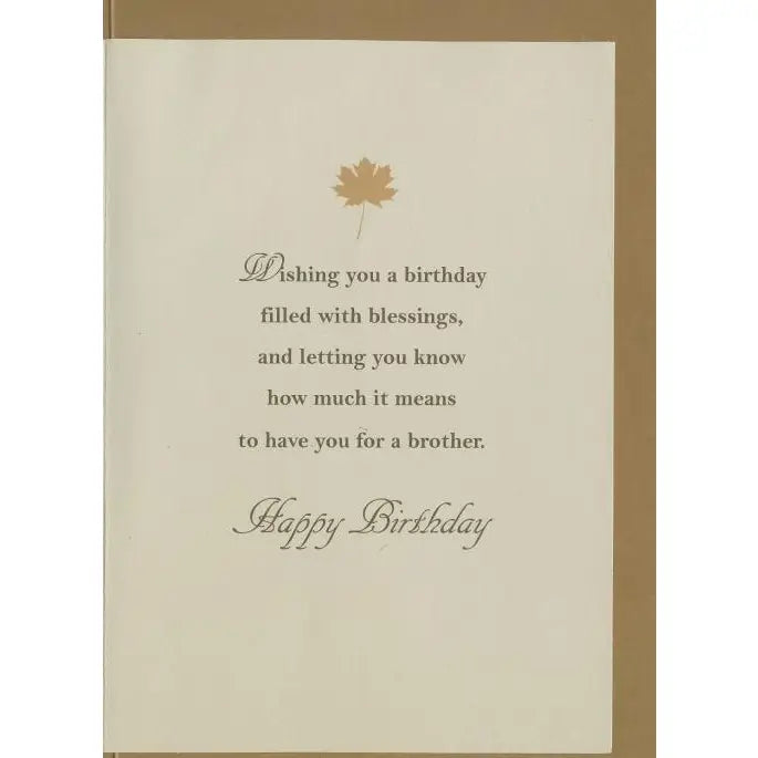 Religious Brother Birthday Card