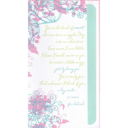 Aunt Birthday Card