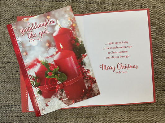 Granddaughter Christmas Card