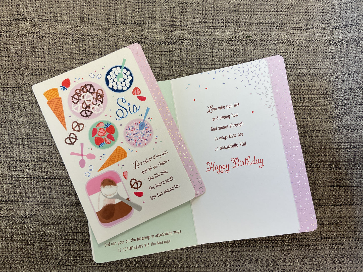 Sister Religious Birthday Card