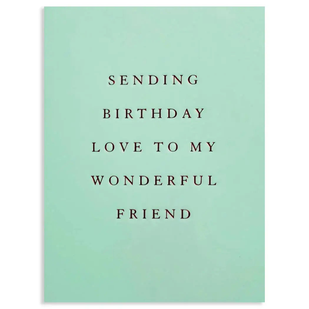 Friend Birthday Greeting Card