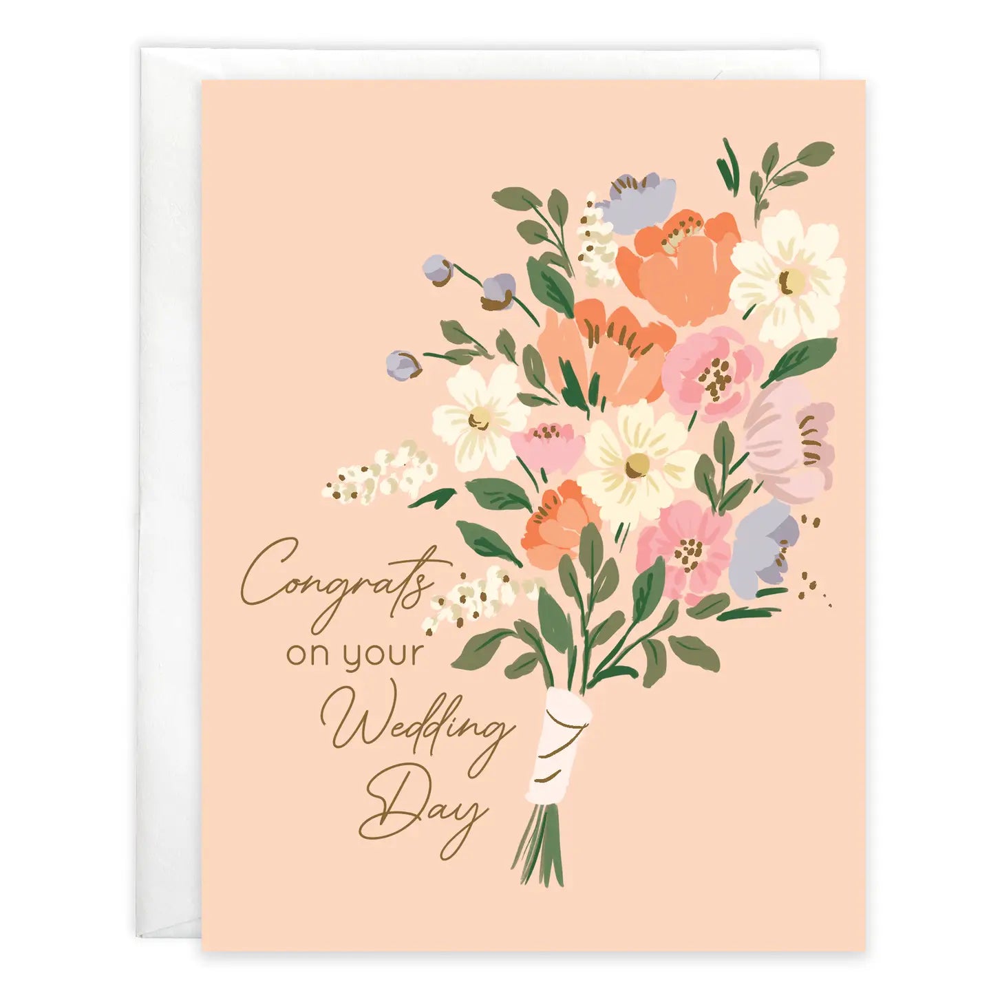 Wedding Greeting Card - Wedding Bouquet