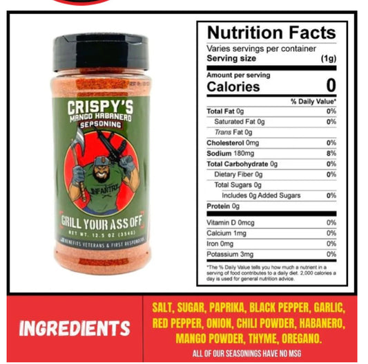 Crispy's Mango Habanero Seasoning