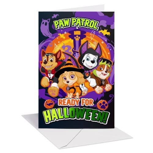 Halloween Juvenile | Paw Patrol Halloween Greeting Card