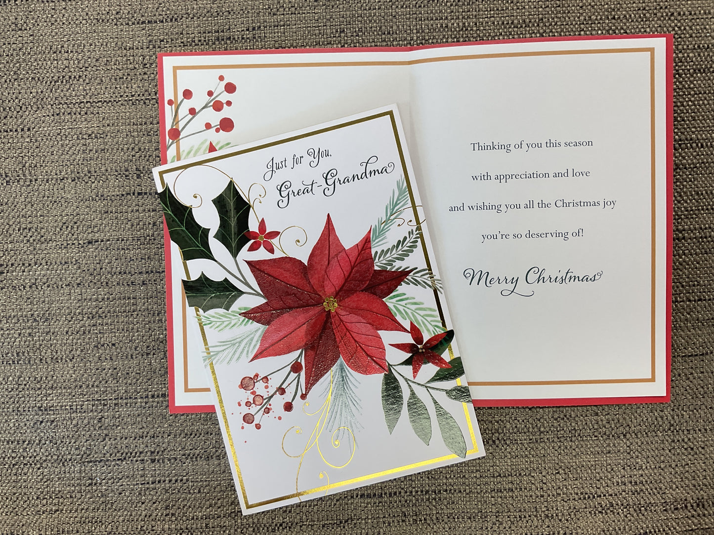 Great-Grandma Christmas Card