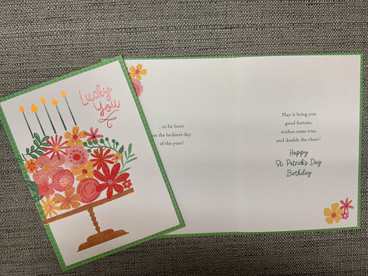 St. Patrick’s Day Birthday Card