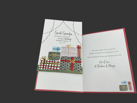 Great Grandpa Christmas Card