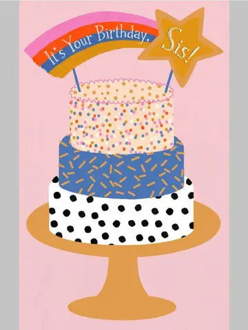 Sister Birthday Card