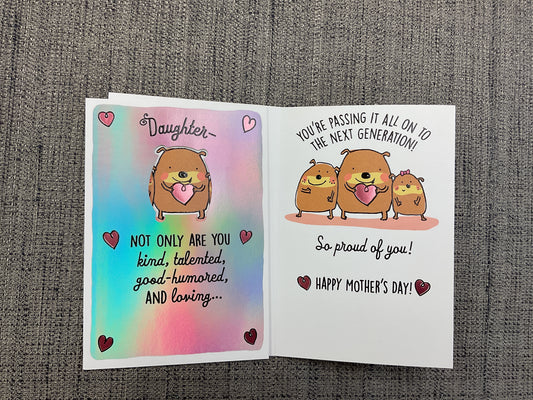 Daughter- Mother’s Day
