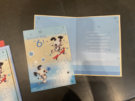 6th Birthday Card