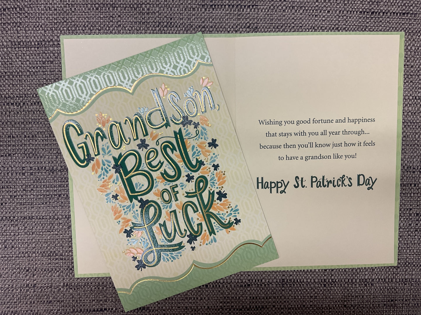 Grandson - St. Patrick’s Day Card