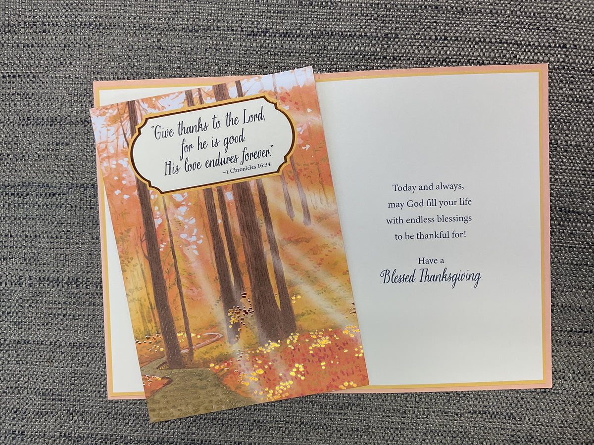 Religious Thanksgiving Card