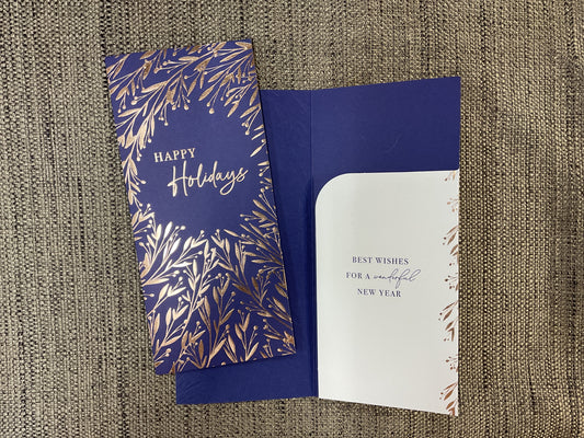 Happy Holidays Money/Gift Card Holder