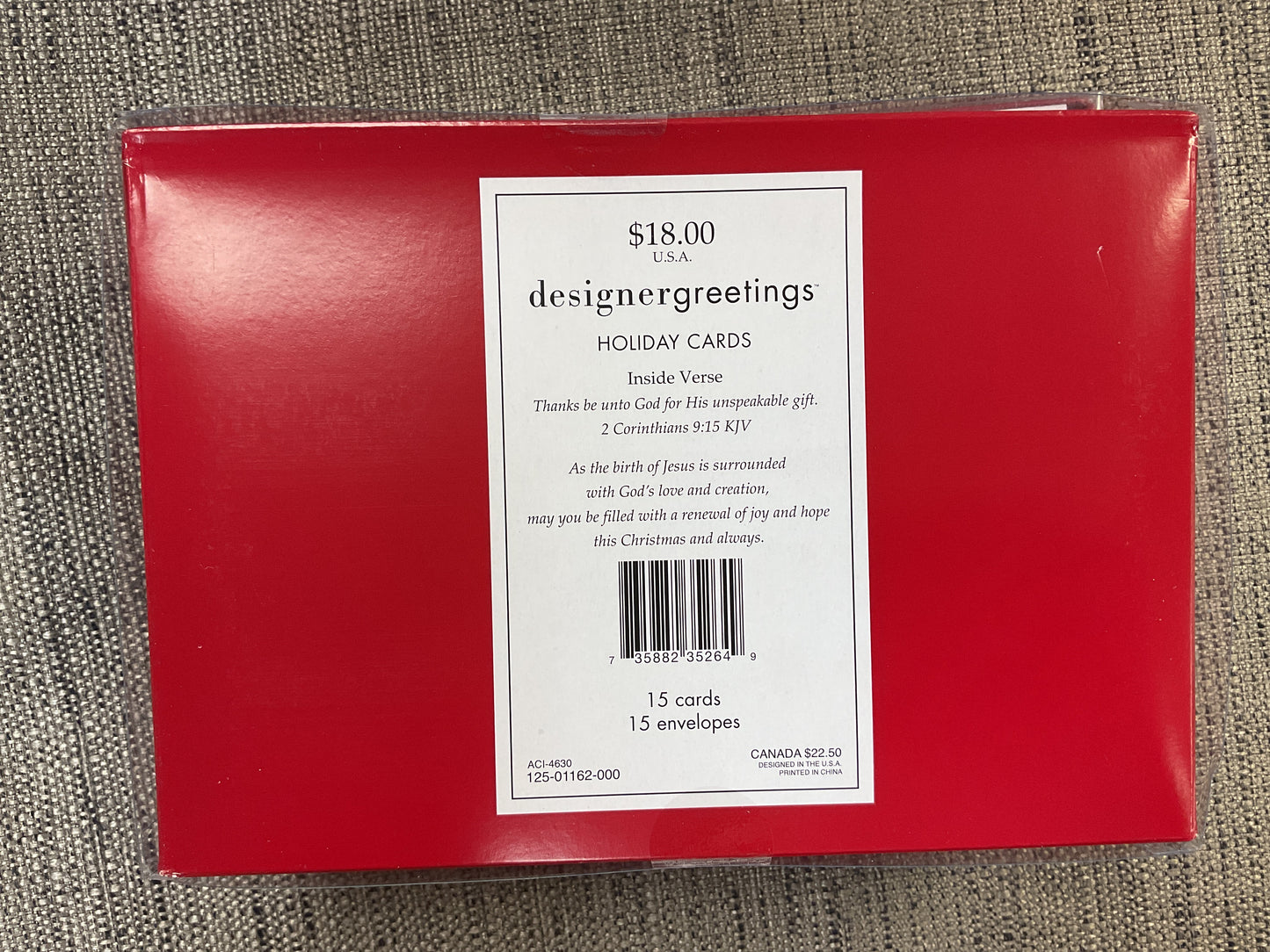 His Unspeakable Gift Boxed Christmas Cards