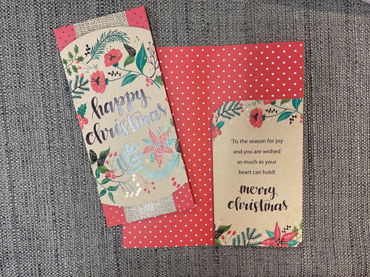 Merry Christmas Money/Gift Card Holder