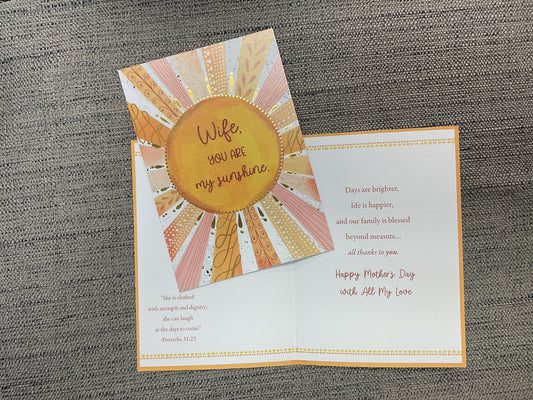Religious Wife - Mother’s Day Card